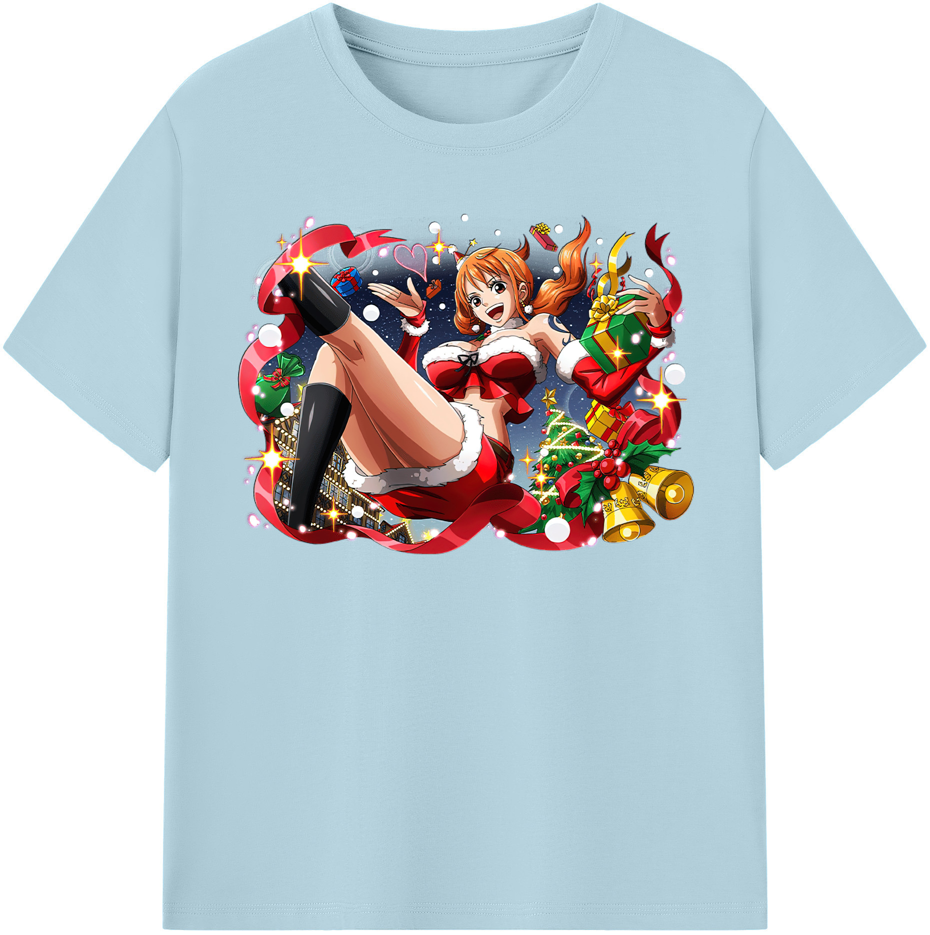 ワンピース ナミ ONE PIECE Nami 綿100％半袖Tシャツ（フロントプリント）